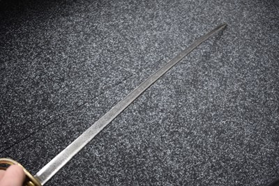 Lot 170 - A VERY RARE GEORGE IV PROTOTYPE NAVAL OFFICER'S SWORD