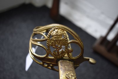 Lot 170 - A VERY RARE GEORGE IV PROTOTYPE NAVAL OFFICER'S SWORD