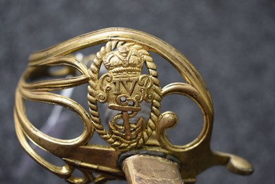 Lot 170 - A VERY RARE GEORGE IV PROTOTYPE NAVAL OFFICER'S SWORD