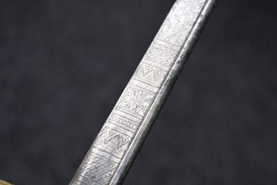 Lot 170 - A VERY RARE GEORGE IV PROTOTYPE NAVAL OFFICER'S SWORD