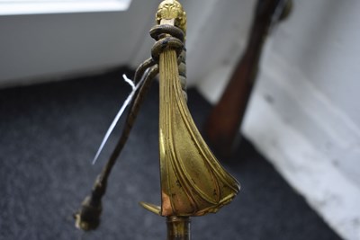 Lot 174 - A RARE SPECIAL ORDER NAVAL OFFICER'S FIGHTING SWORD