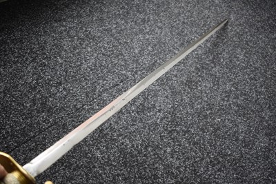 Lot 174 - A RARE SPECIAL ORDER NAVAL OFFICER'S FIGHTING SWORD