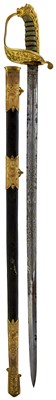 Lot 173 - AN 1827 PATTERN ROYAL NAVAL ADMIRAL'S SWORD
