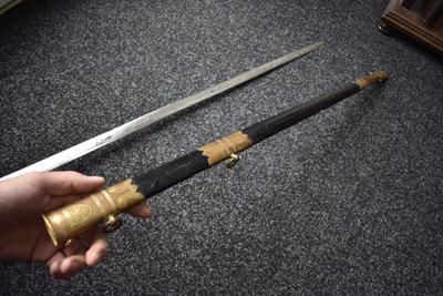 Lot 172 - A NAVAL OFFICER'S SPECIAL ORDER FIGHTING SWORD TO JOSEPH HUDSON