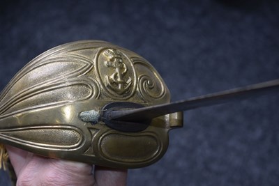 Lot 172 - A NAVAL OFFICER'S SPECIAL ORDER FIGHTING SWORD TO JOSEPH HUDSON