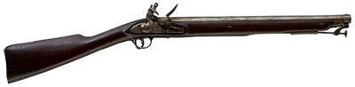 Lot 285 - A .700 CALIBRE INDIAN FLINTLOCK CAVALRY CARBINE