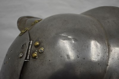 Lot 361 - A LATE 16TH CENTURY GERMAN BURGONET OR HELMET