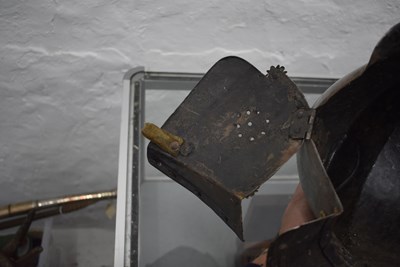 Lot 361 - A LATE 16TH CENTURY GERMAN BURGONET OR HELMET