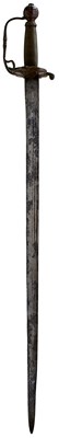 Lot 329 - A LATE 17TH CENTURY ENGLISH CAVALRY OFFICER'S SWORD