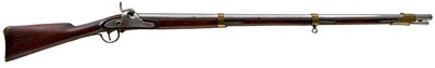 Lot 300 - A SWEDISH MODEL 1845 PERCUSSION SERVICE MUSKET