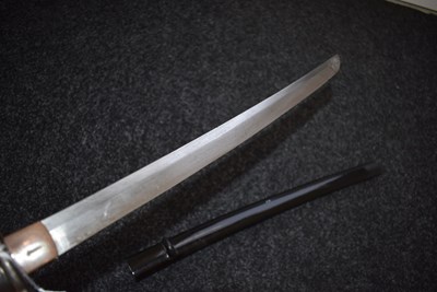 Lot 12 - A WAKIZASHI