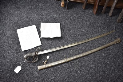 Lot 149 - AN 1821 PATTERN LIGHT CAVALRY OFFICER'S SWORD