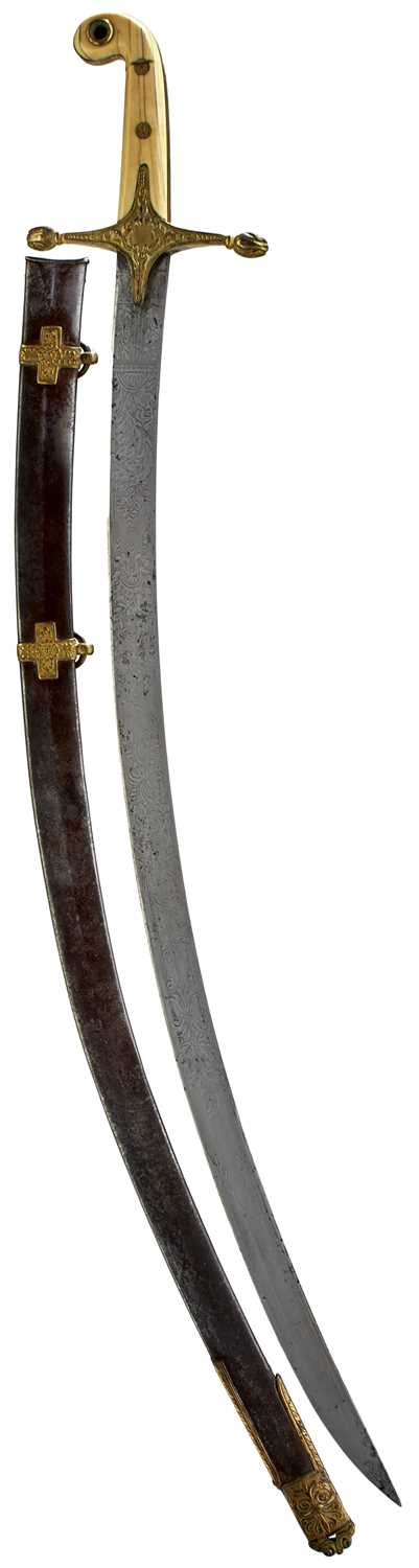 Lot 156 - A VICTORIAN LANCER OFFICER'S MAMELUKE