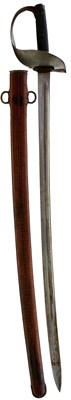 Lot 159 - A SCARCE 1899 PATTERN CAVALRY TROOPER'S SWORD WITH EXPERIMENTAL SCABBARD