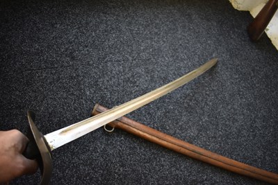 Lot 159 - A SCARCE 1899 PATTERN CAVALRY TROOPER'S SWORD WITH EXPERIMENTAL SCABBARD