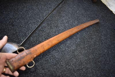 Lot 159 - A SCARCE 1899 PATTERN CAVALRY TROOPER'S SWORD WITH EXPERIMENTAL SCABBARD