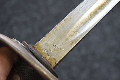 Lot 159 - A SCARCE 1899 PATTERN CAVALRY TROOPER'S SWORD WITH EXPERIMENTAL SCABBARD