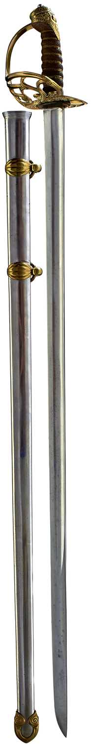 Lot 155 - AN 1832 PATTERN LIFE GUARDS OFFICER'S SWORD