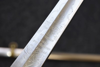 Lot 155 - AN 1832 PATTERN LIFE GUARDS OFFICER'S SWORD