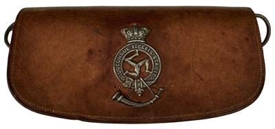 Lot 457 - A SCARCE VICTORIAN ISLE OF MAN VOLUNTEER RIFLES SHOULDER BELT POUCH