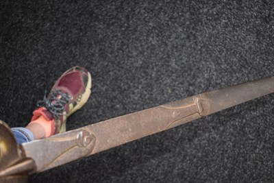 Lot 54 - AN INDIAN PATA OR SWORD