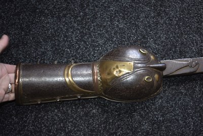 Lot 54 - AN INDIAN PATA OR SWORD