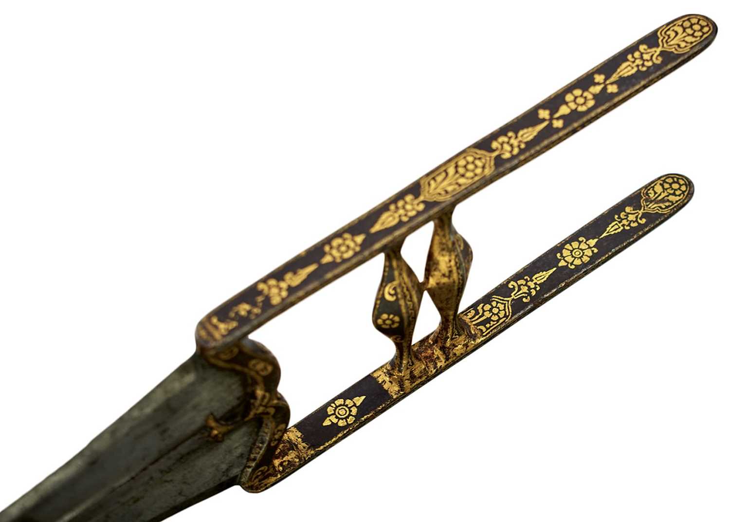 Lot 56 - A LATE 18TH OR EARLY 19TH CENTURY KATAR OR DAGGER FOR A BOY