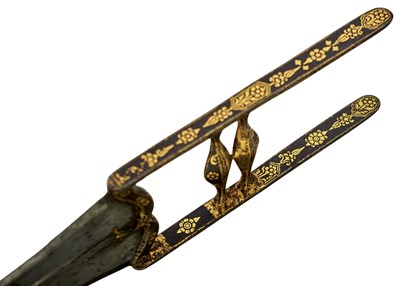 Lot 56 - A LATE 18TH OR EARLY 19TH CENTURY KATAR OR DAGGER FOR A BOY