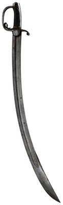 Lot 557 - AN INTERESTING CONTINENTAL CAVALRY TROOPER'S SABRE
