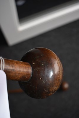 Lot 113 - A 19TH CENTURY ZULU KNOBKERRIE