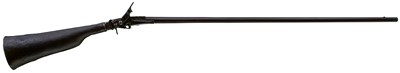 Lot 571 - A 40-BORE 18TH CENTURY LIEGE LOCK SPORTING AIRGUN