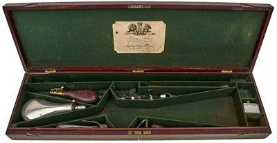 Lot 820 - A HENRY TATHAM MAHOGANY SPORTING GUN CASE