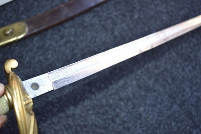 Lot 177 - A ROYAL NAVAL OFFICER'S SWORD