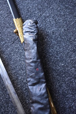 Lot 177 - A ROYAL NAVAL OFFICER'S SWORD
