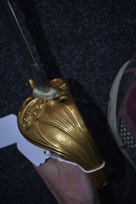 Lot 177 - A ROYAL NAVAL OFFICER'S SWORD