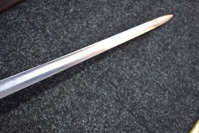 Lot 177 - A ROYAL NAVAL OFFICER'S SWORD