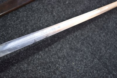 Lot 177 - A ROYAL NAVAL OFFICER'S SWORD
