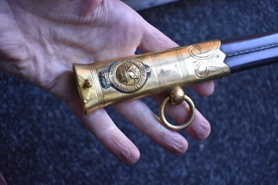 Lot 177 - A ROYAL NAVAL OFFICER'S SWORD