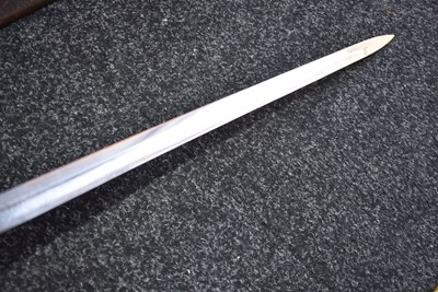 Lot 177 - A ROYAL NAVAL OFFICER'S SWORD