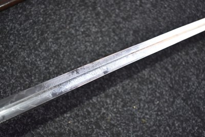 Lot 177 - A ROYAL NAVAL OFFICER'S SWORD