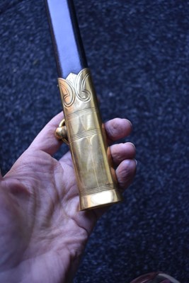 Lot 177 - A ROYAL NAVAL OFFICER'S SWORD