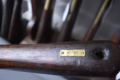 Lot 574 - GREAT BRITAIN - A LARGE 19TH CENTURY NAVAL BOARDING OR RIGGING AXE