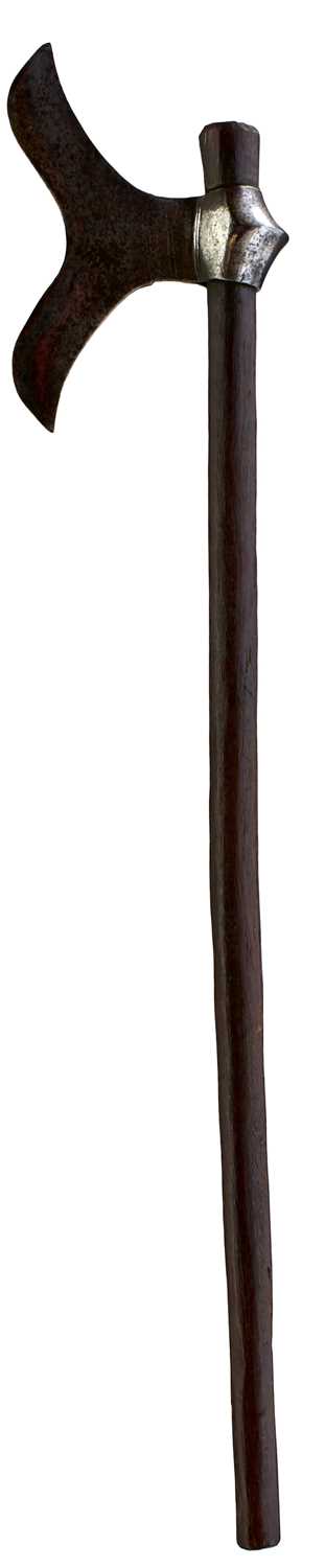 Lot 64 - A 19TH CENTURY INDIAN BULOVA AXE