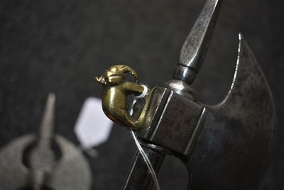 Lot 66 - A 19TH CENTURY INDIAN AXE