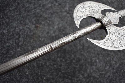 Lot 66 - A 19TH CENTURY INDIAN AXE