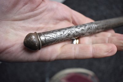 Lot 66 - A 19TH CENTURY INDIAN AXE