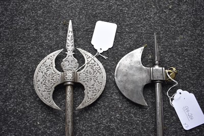 Lot 66 - A 19TH CENTURY INDIAN AXE