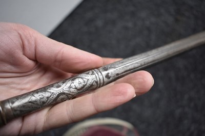Lot 66 - A 19TH CENTURY INDIAN AXE