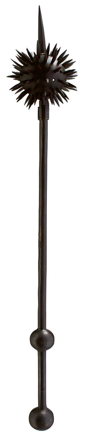 Lot 62 - A LATE 19TH CENTURY INDIAN SPIKED MACE
