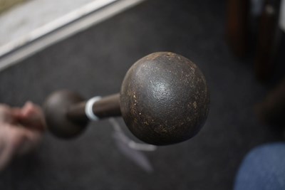 Lot 62 - A LATE 19TH CENTURY INDIAN SPIKED MACE